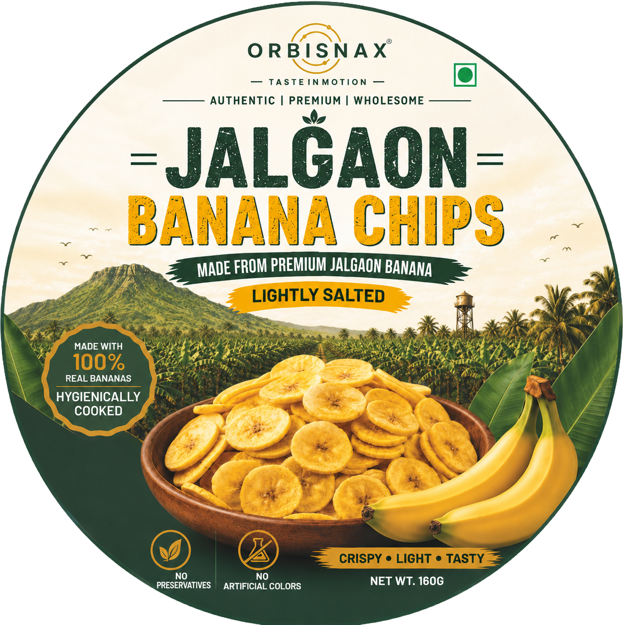ORBISNAX Jalgaon Banana Chips